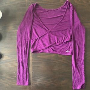 Purple Alo top sweater